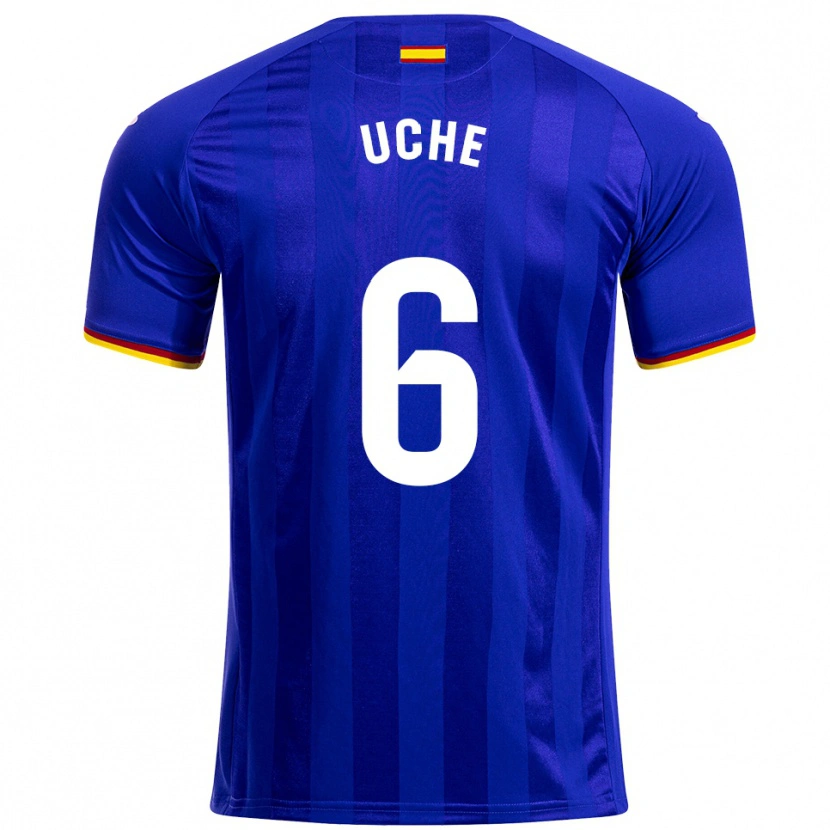 Danxen Kid Christantus Uche #6 Blue Red Yellow Home Jersey 2025/26 T-Shirt