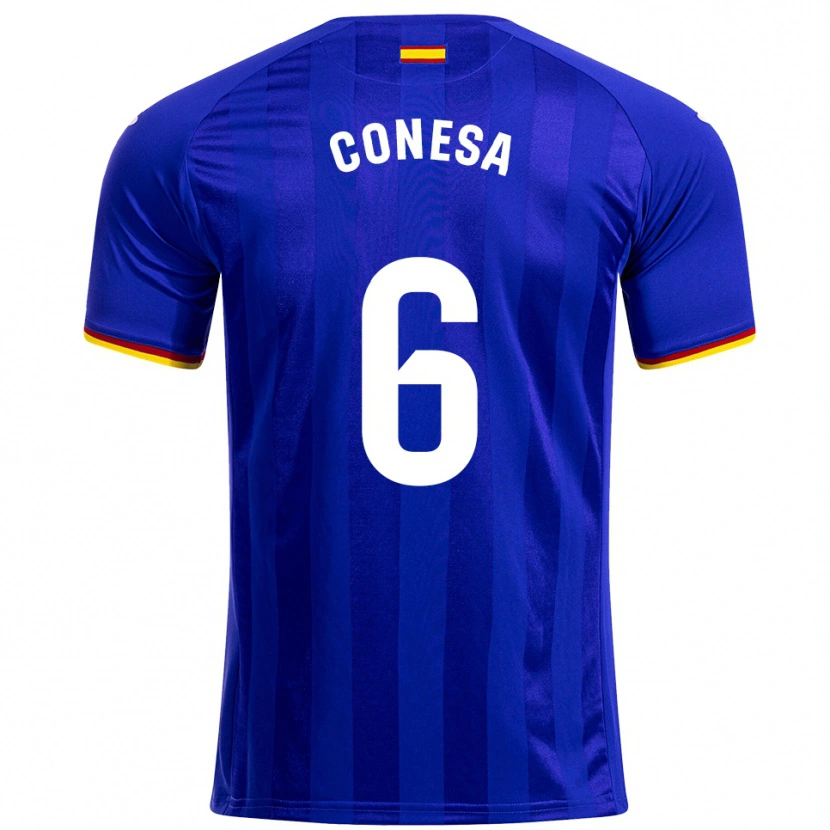 Danxen Kid Nico Conesa #6 Blue Red Yellow Home Jersey 2025/26 T-Shirt