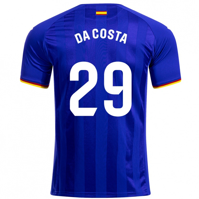 Danxen Kid Coba Da Costa #29 Blue Red Yellow Home Jersey 2025/26 T-Shirt