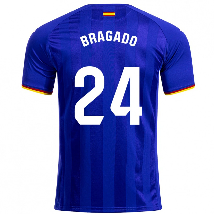 Danxen Kid Alonso Bragado #24 Blue Red Yellow Home Jersey 2025/26 T-Shirt