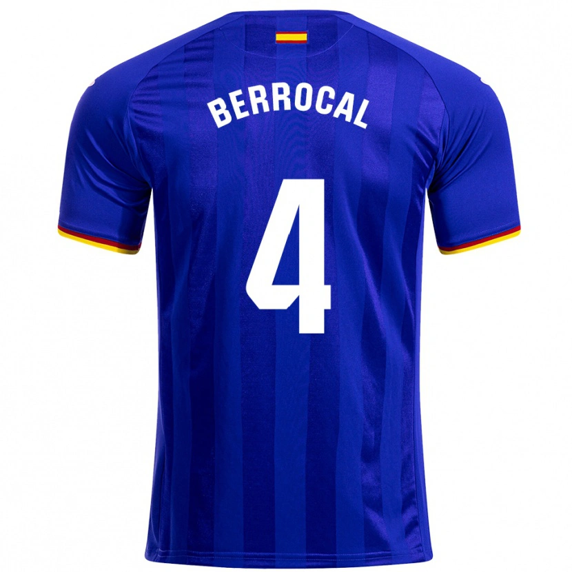 Danxen Kid Juan Berrocal #4 Blue Red Yellow Home Jersey 2025/26 T-Shirt