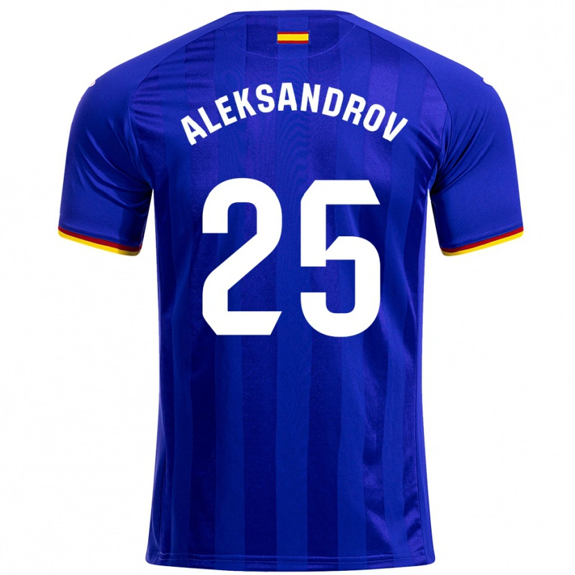 Danxen Kid Mykyta Aleksandrov #25 Blue Red Yellow Home Jersey 2025/26 T-Shirt