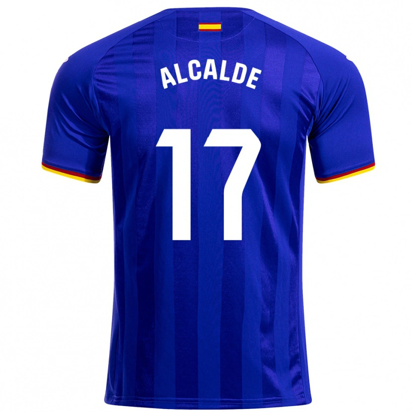 Danxen Kid Jacobo Alcalde #17 Blue Red Yellow Home Jersey 2025/26 T-Shirt
