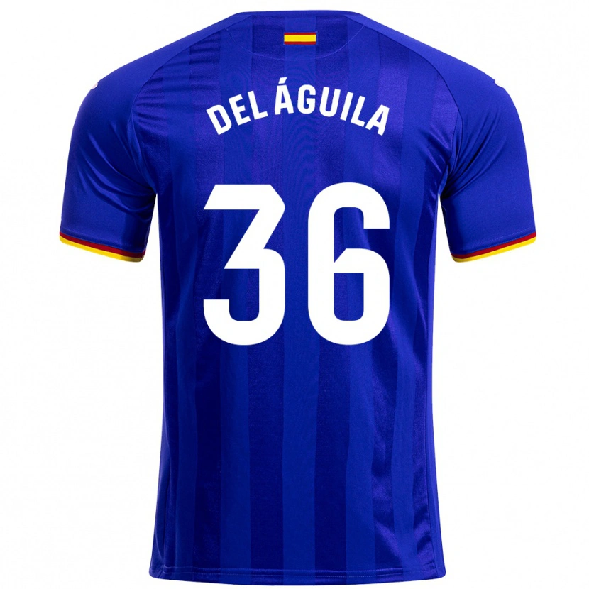 Danxen Kid Ángel Del Águila #36 Blue Red Yellow Home Jersey 2025/26 T-Shirt