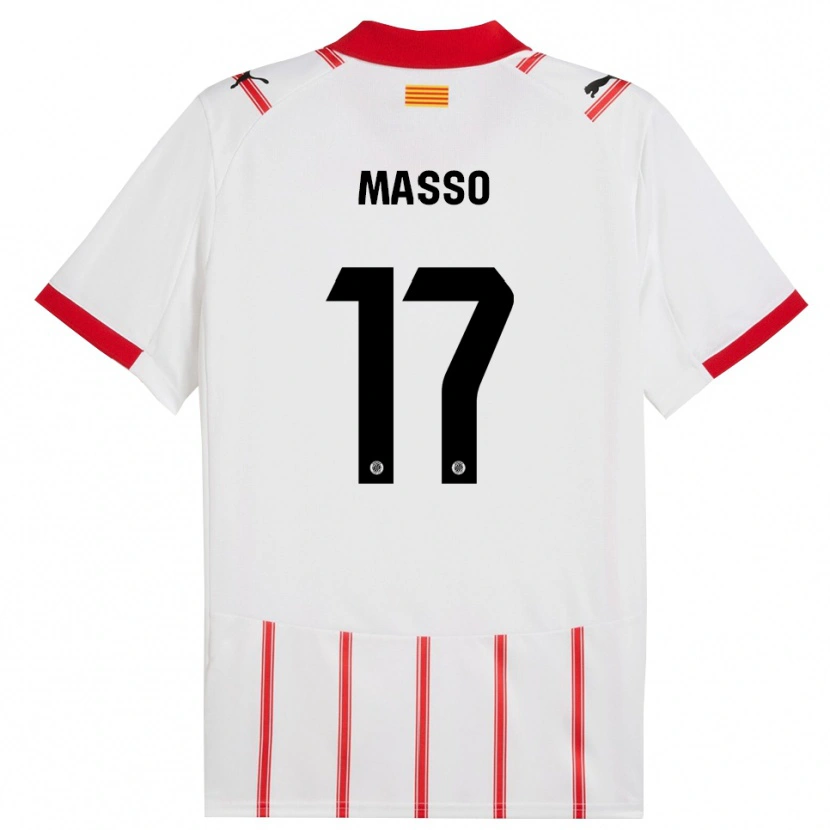 Danxen Kid Ainoa Massó #17 White Red Home Jersey 2025/26 T-Shirt