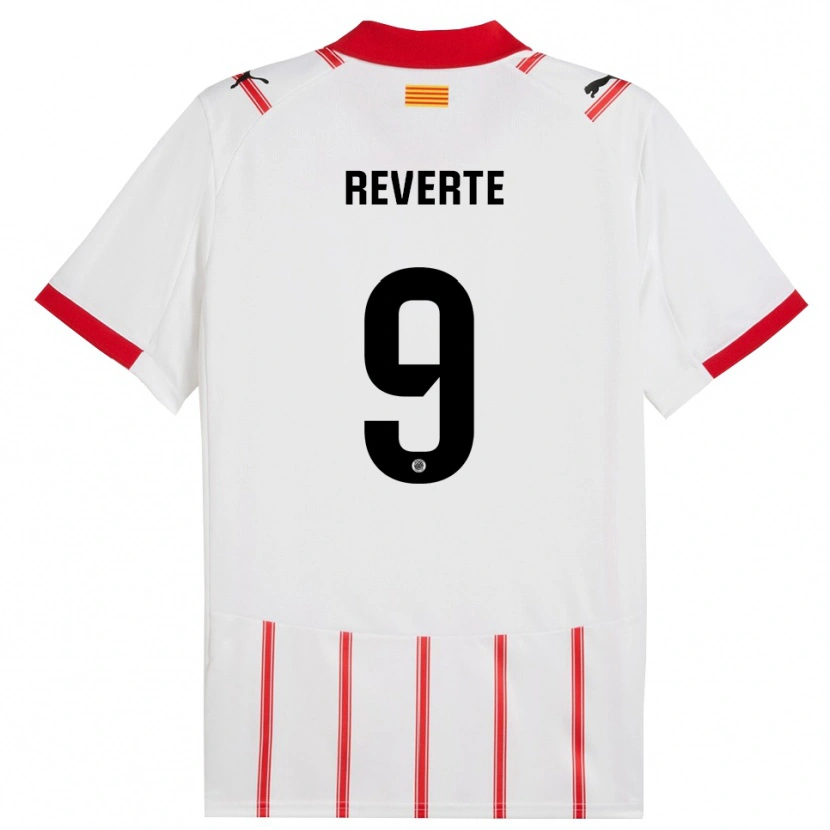 Danxen Kid Unai Reverte #9 White Red Home Jersey 2025/26 T-Shirt