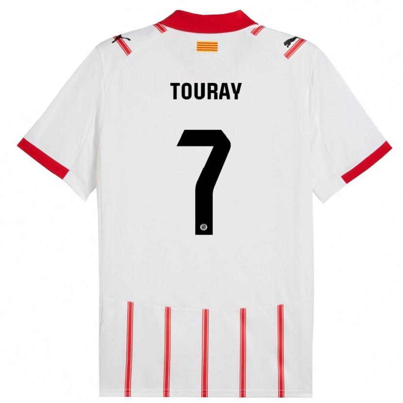 Danxen Kid Muhammed Touray #7 White Red Home Jersey 2025/26 T-Shirt