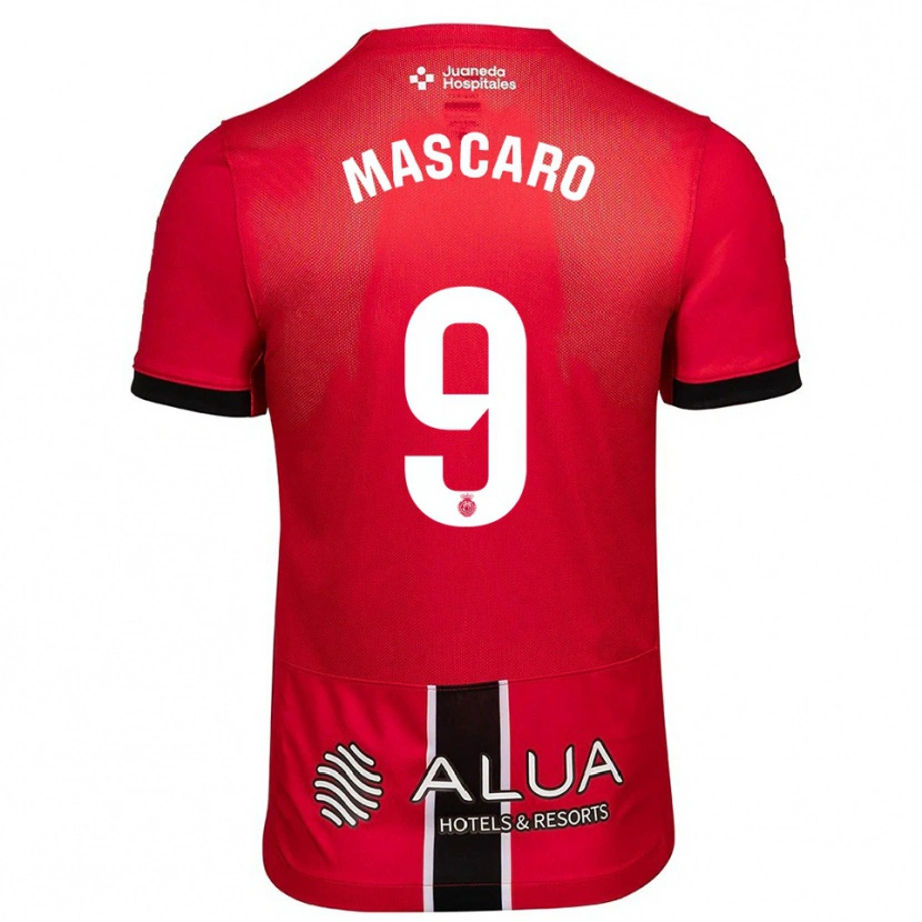 Danxen Kid Pau Mascaró #9 Red Black Home Jersey 2025/26 T-Shirt