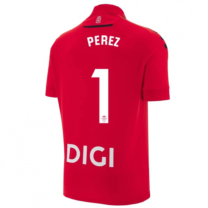 Danxen Kid Silvia Pérez Fernández De Romarategui #1 Red Black Home Jersey 2025/26 T-Shirt