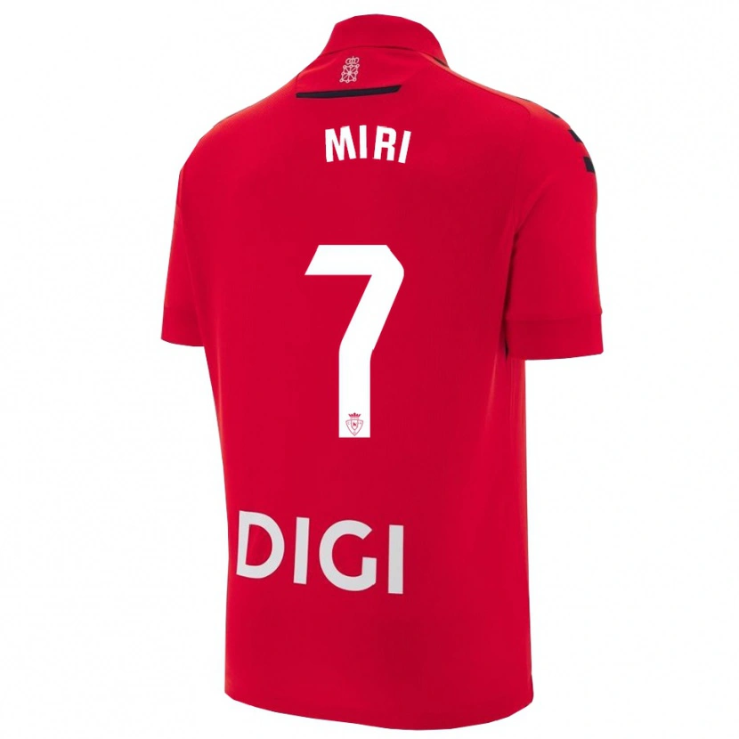 Danxen Kid Miriam Rivas Pinto #7 Red Black Home Jersey 2025/26 T-Shirt