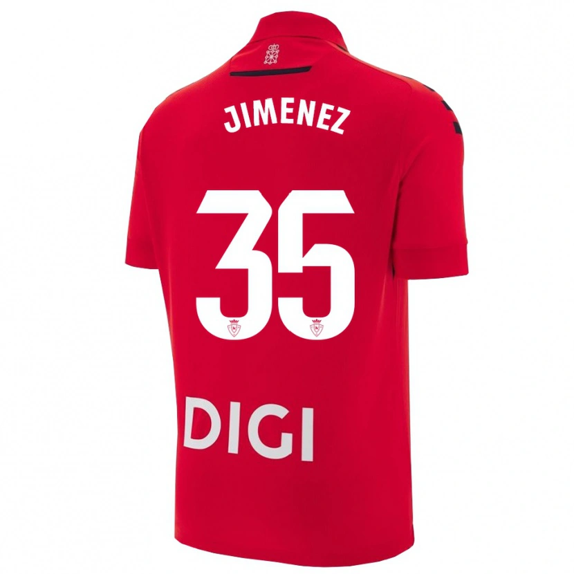Danxen Kid Álex Jimenez #35 Red Black Home Jersey 2025/26 T-Shirt