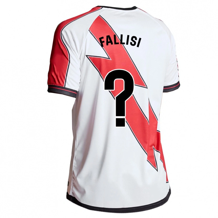 Danxen Kid Alessandro Fallisi #0 White Red Home Jersey 2025/26 T-Shirt
