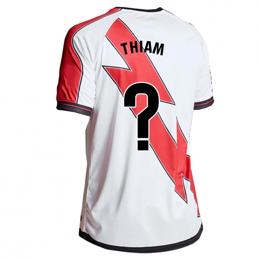 Danxen Kid Aly Thiam #0 White Red Home Jersey 2025/26 T-Shirt