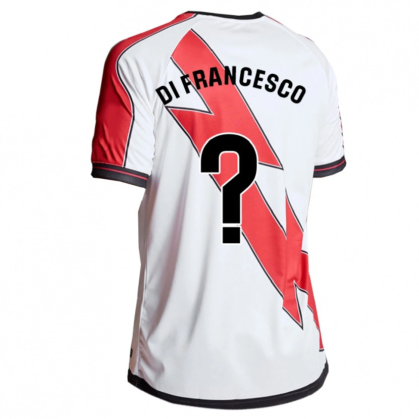 Danxen Kid Daniel Di Francesco #0 White Red Home Jersey 2025/26 T-Shirt