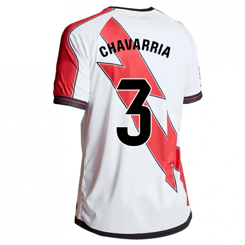 Danxen Kid Pep Chavarría #3 White Red Home Jersey 2025/26 T-Shirt