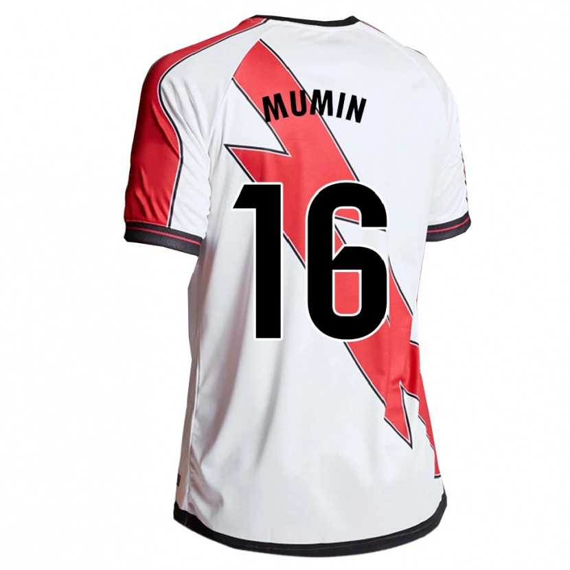 Danxen Kid Abdul Mumin #16 White Red Home Jersey 2025/26 T-Shirt