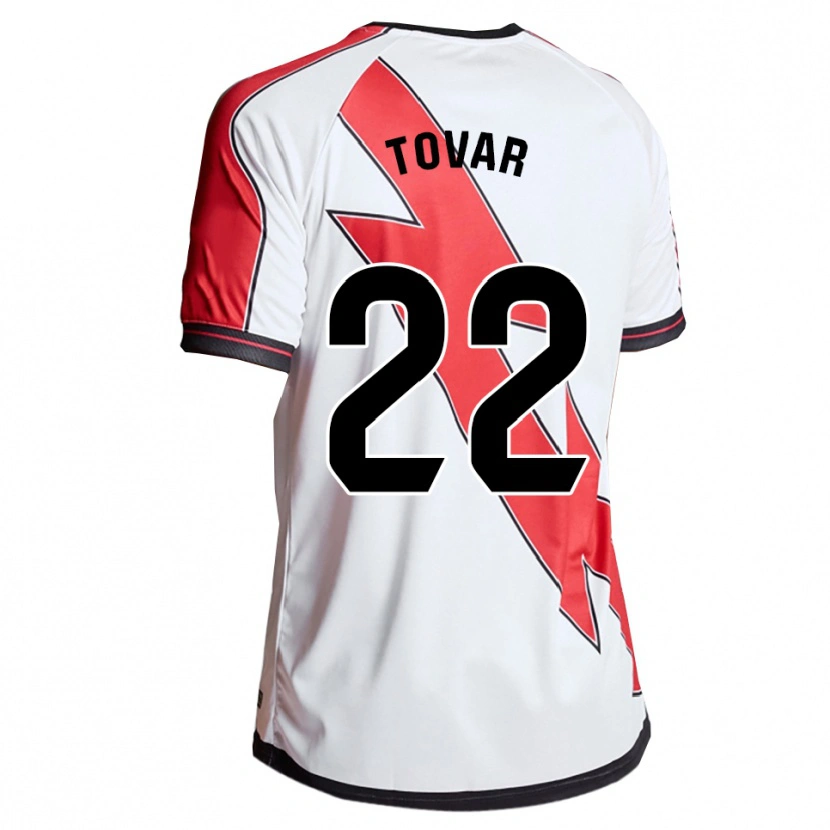 Danxen Kid Andrea Fernanda Tovar #22 White Red Home Jersey 2025/26 T-Shirt