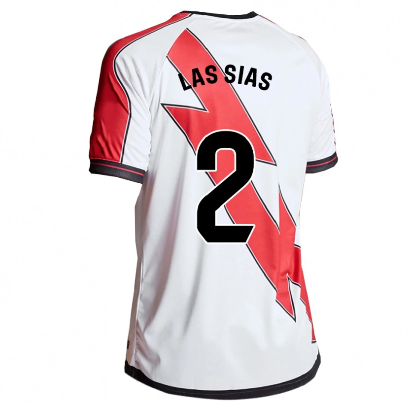 Danxen Kid Marco De Las Sías #2 White Red Home Jersey 2025/26 T-Shirt