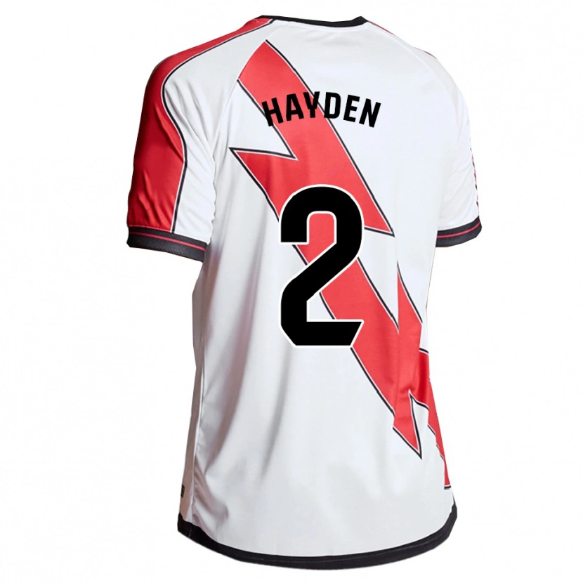 Danxen Kid Danielle Hayden #2 White Red Home Jersey 2025/26 T-Shirt