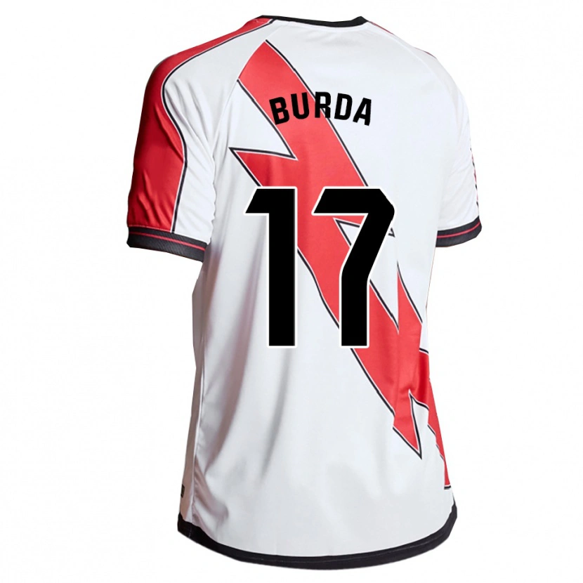 Danxen Kid Carmen Burdalo Perez #17 White Red Home Jersey 2025/26 T-Shirt