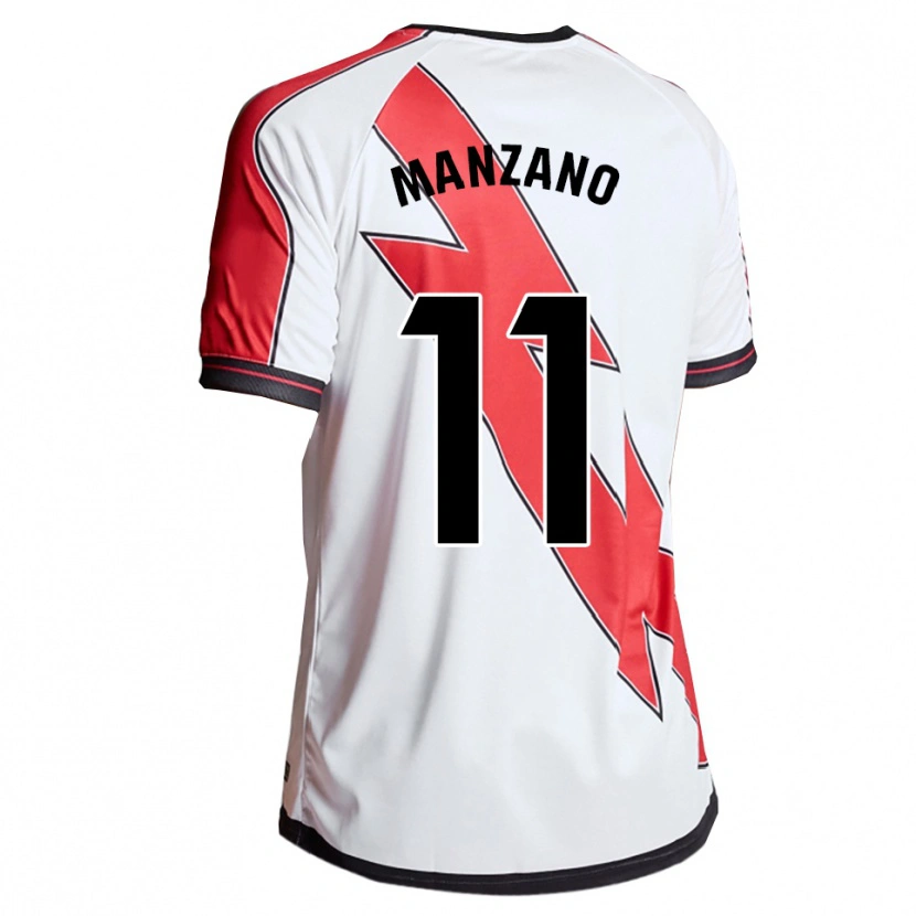 Danxen Kid Sergio Manzano #11 White Red Home Jersey 2025/26 T-Shirt