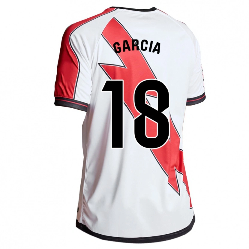 Danxen Kid Álvaro García #18 White Red Home Jersey 2025/26 T-Shirt