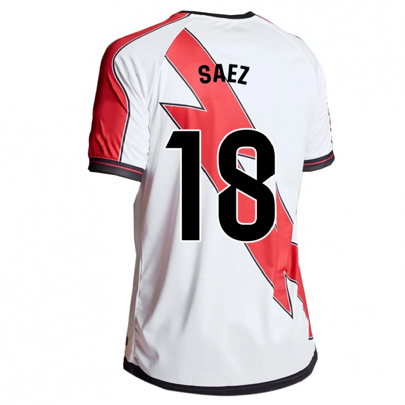 Danxen Kid Camila Sáez #18 White Red Home Jersey 2025/26 T-Shirt