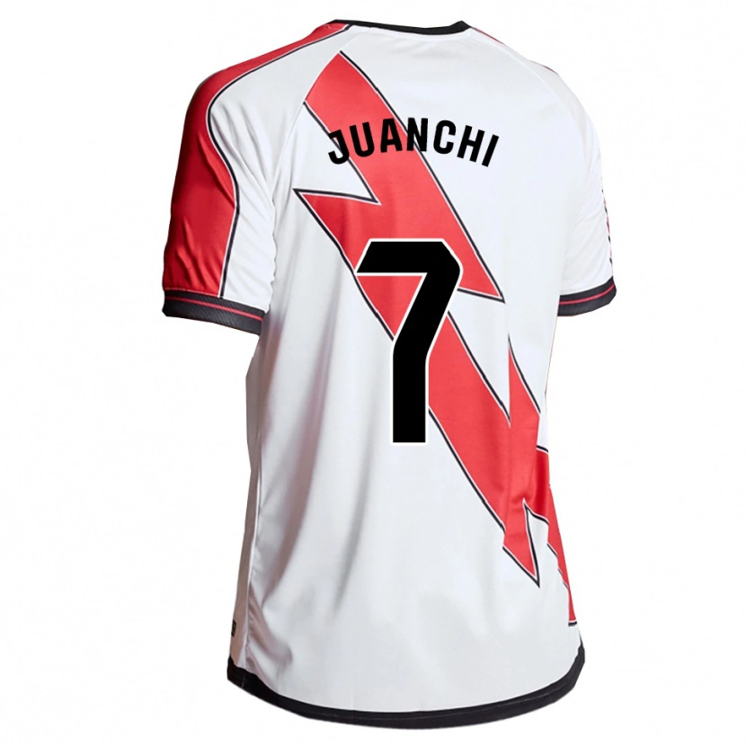 Danxen Kid Juanchi #7 White Red Home Jersey 2025/26 T-Shirt