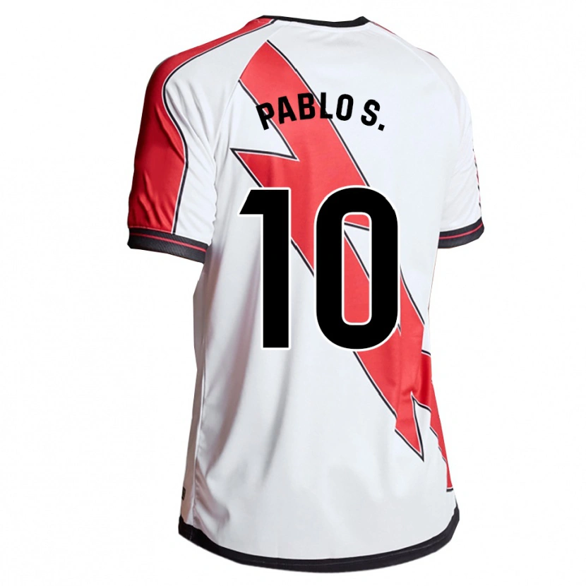 Danxen Kid Pablo Sánchez #10 White Red Home Jersey 2025/26 T-Shirt