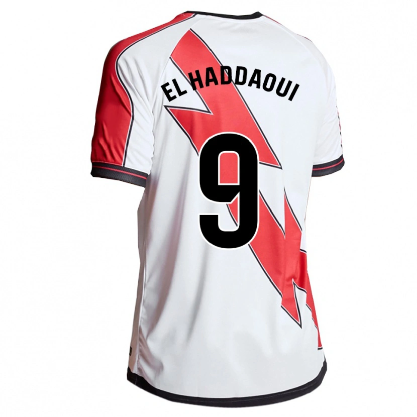 Danxen Kid Hamza El Haddaoui #9 White Red Home Jersey 2025/26 T-Shirt
