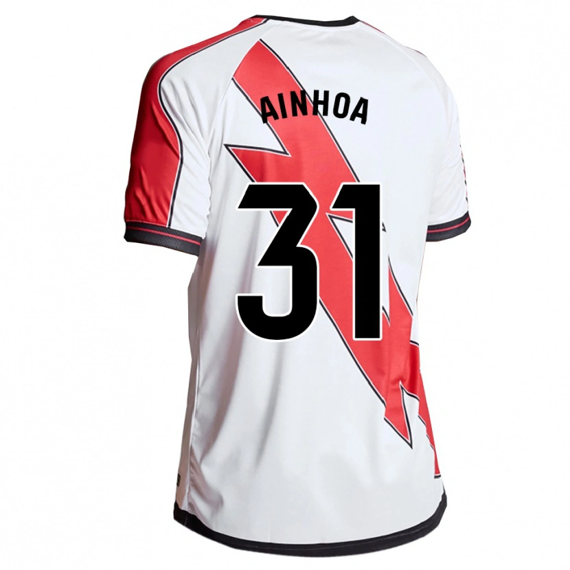 Danxen Kid Ainhoa Orgaz Alonso #31 White Red Home Jersey 2025/26 T-Shirt