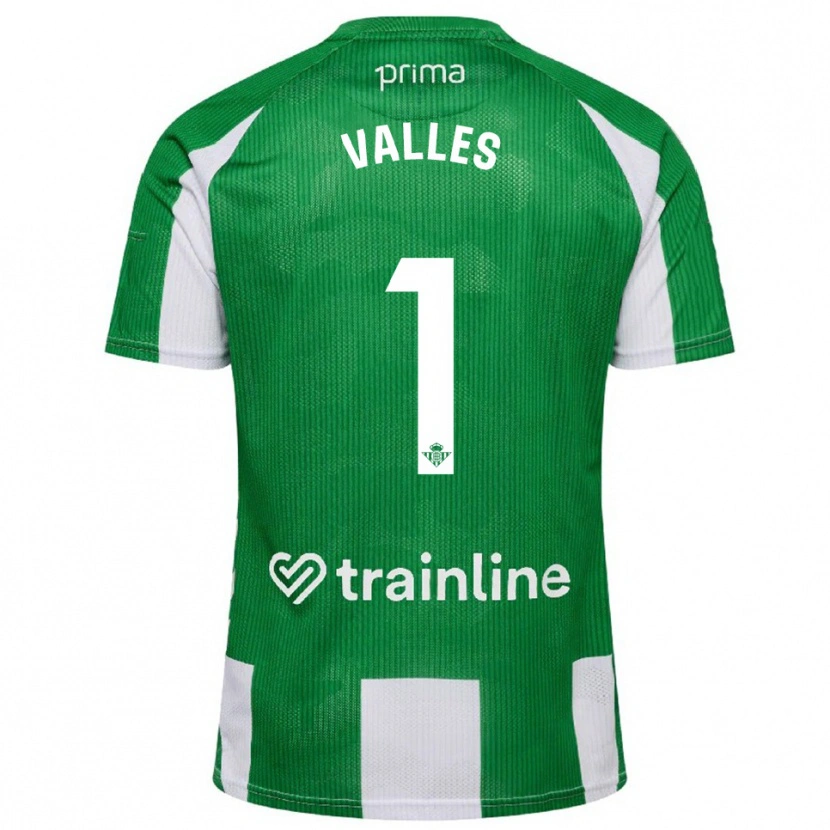 Danxen Kid Álvaro Valles #1 Green White Home Jersey 2025/26 T-Shirt