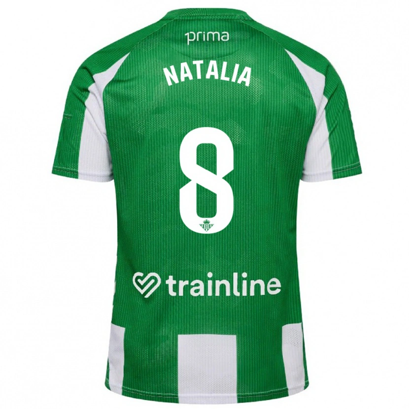 Danxen Kid Natalia Montilla Martinez #8 Green White Home Jersey 2025/26 T-Shirt