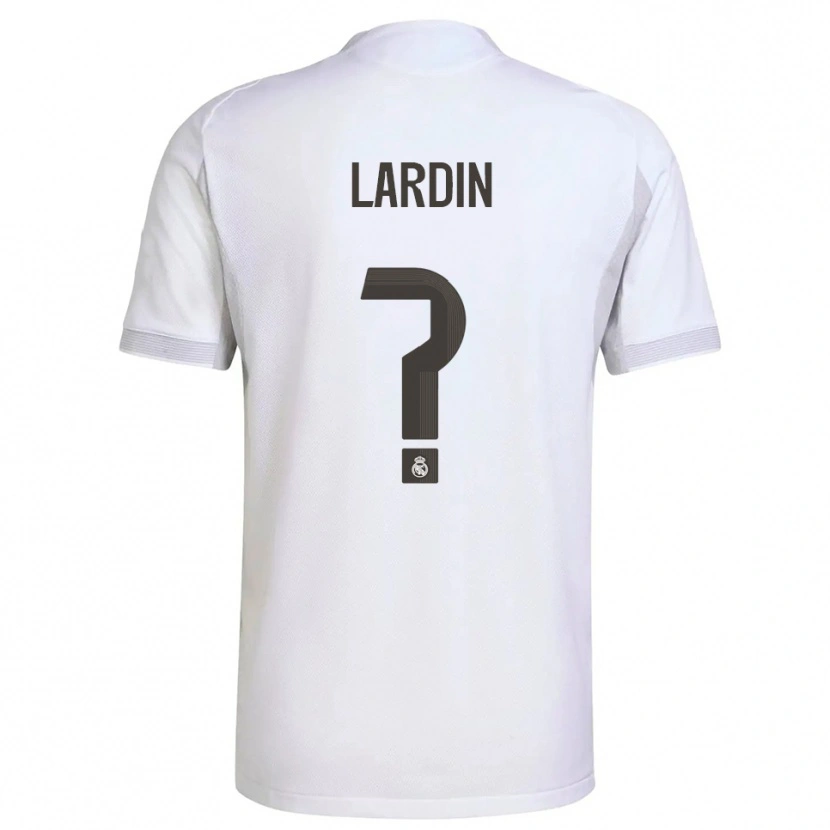 Danxen Kid Carlos Lardin #0 White Yellow Home Jersey 2025/26 T-Shirt