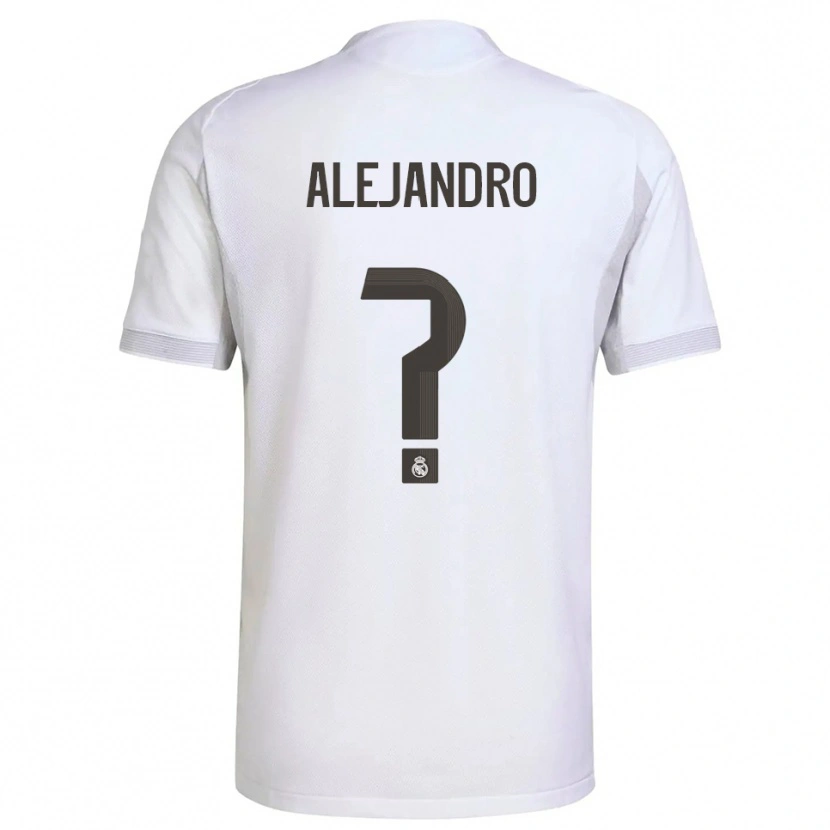 Danxen Kid Alejandro Hernández #0 White Yellow Home Jersey 2025/26 T-Shirt