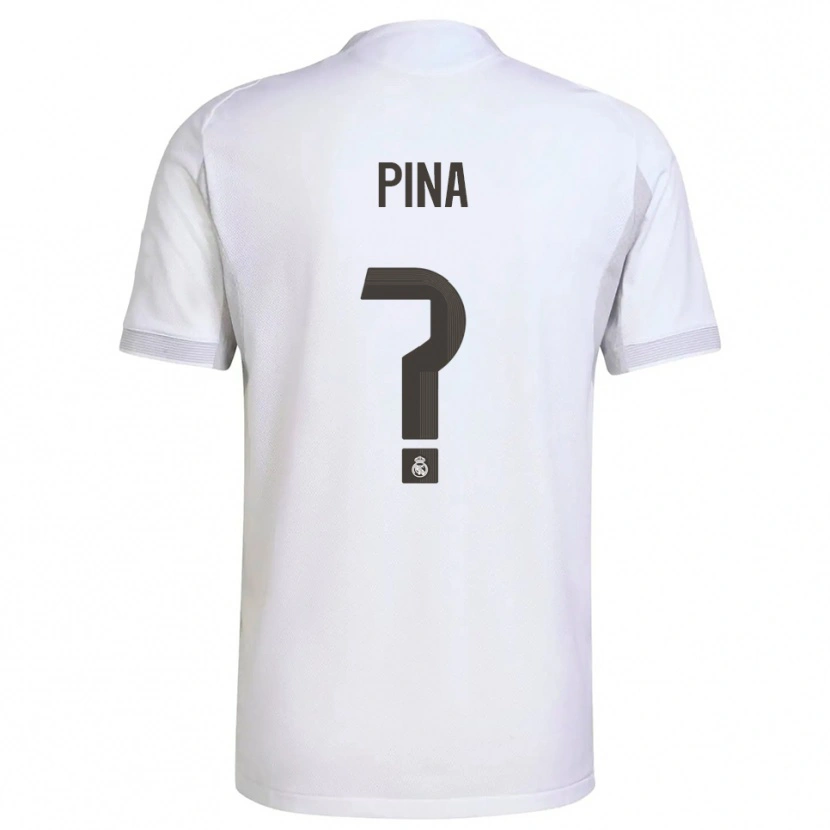 Danxen Kid Marc Pina #0 White Yellow Home Jersey 2025/26 T-Shirt