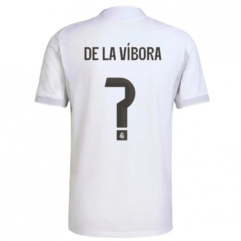 Danxen Kid David De La Víbora #0 White Yellow Home Jersey 2025/26 T-Shirt
