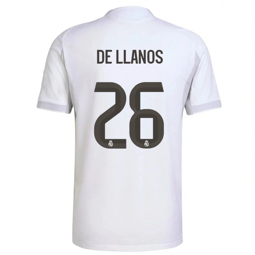 Danxen Kid Hugo De Llanos #26 White Yellow Home Jersey 2025/26 T-Shirt