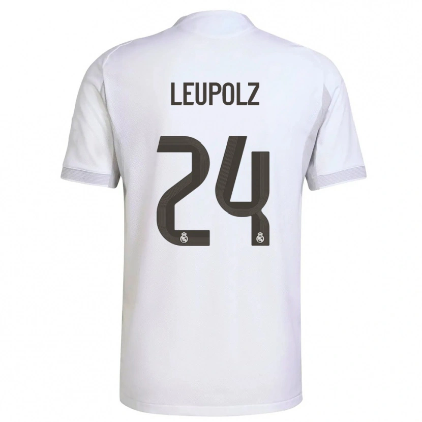 Danxen Kid Melanie Leupolz #24 White Yellow Home Jersey 2025/26 T-Shirt