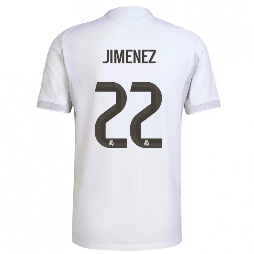 Danxen Kid David Jiménez #22 White Yellow Home Jersey 2025/26 T-Shirt
