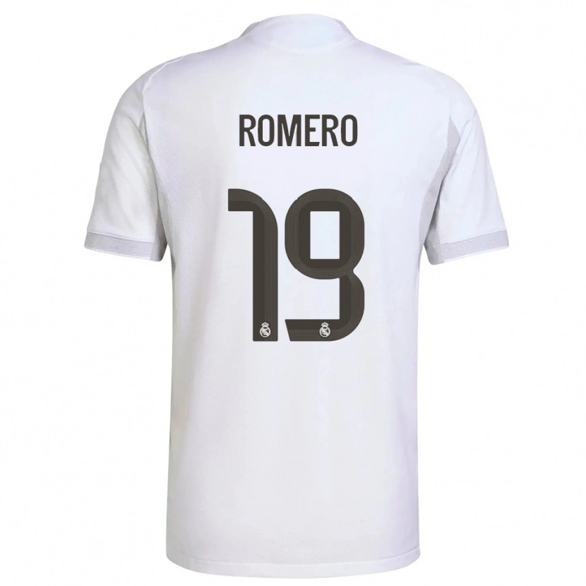 Danxen Kid Alfonso Romero #19 White Yellow Home Jersey 2025/26 T-Shirt