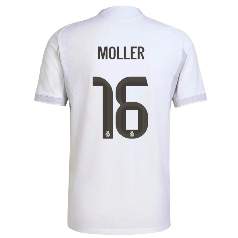 Danxen Kid Caroline Moller #16 White Yellow Home Jersey 2025/26 T-Shirt