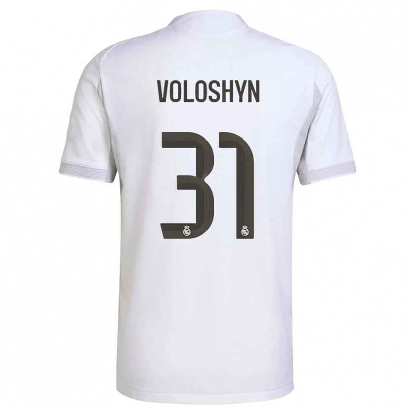 Danxen Kid Ilya Voloshyn #31 White Yellow Home Jersey 2025/26 T-Shirt