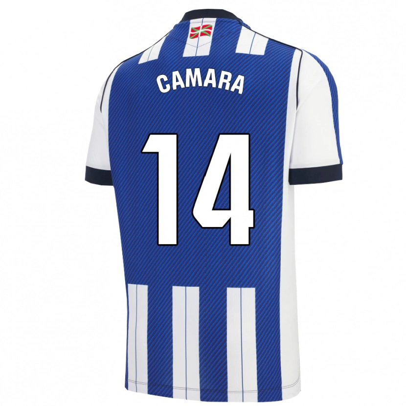 Danxen Kid Ibra Cámara #14 Blue White Home Jersey 2025/26 T-Shirt