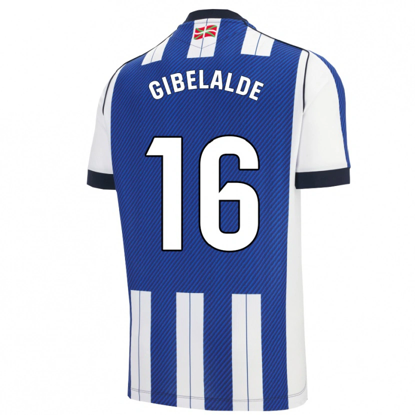 Danxen Kid Manex Gibelalde #16 Blue White Home Jersey 2025/26 T-Shirt