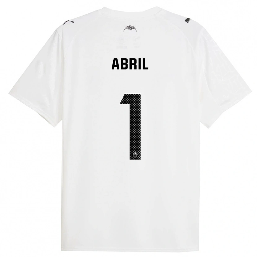 Danxen Kid Vicent Abril #1 White Black Home Jersey 2025/26 T-Shirt