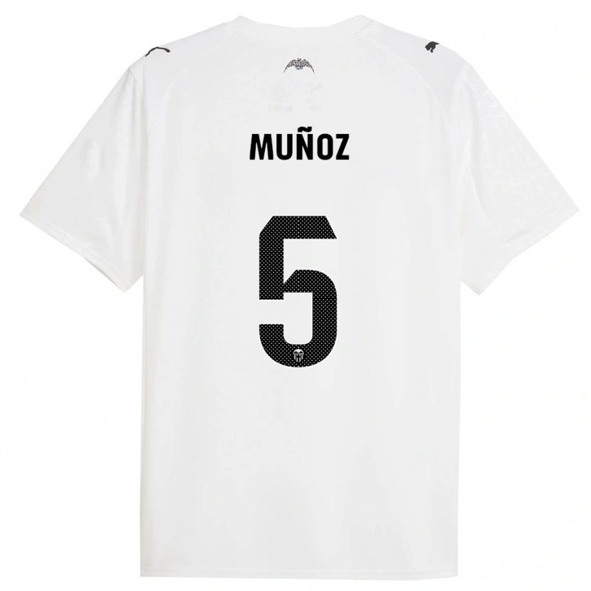 Danxen Kid Iván Muñoz #5 White Black Home Jersey 2025/26 T-Shirt