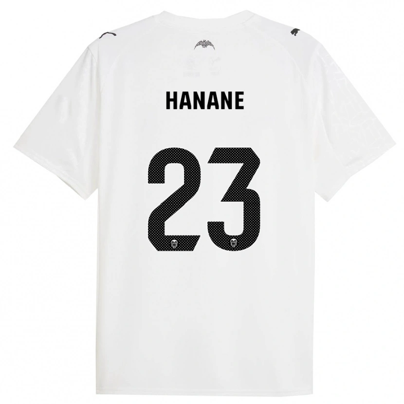 Danxen Kid Hanane Ait El Haj #23 White Black Home Jersey 2025/26 T-Shirt