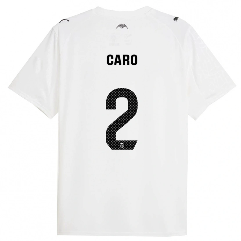 Danxen Kid Andrés Caro #2 White Black Home Jersey 2025/26 T-Shirt