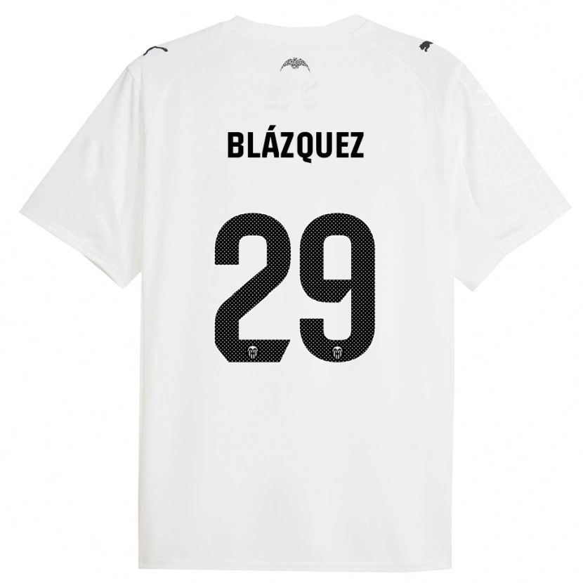 Danxen Kid Aimar Blázquez #29 White Black Home Jersey 2025/26 T-Shirt